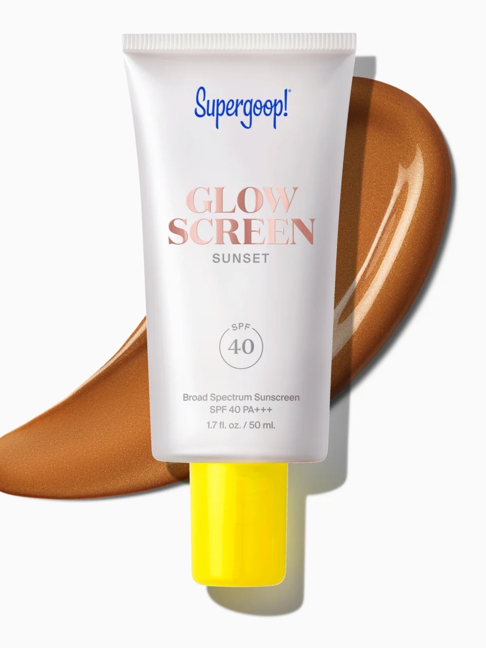 Supergoop! Glow Screen Sunset SPF 40 - Deep Bronze Tint - new / sealed